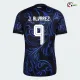 Camisa Reserva J.Álvarez 9 Argentina Copa do Mundo 2026 Azul com FIFA2022