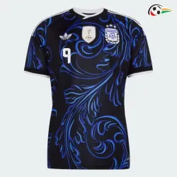 Camisa Reserva J.Álvarez 9 Argentina Copa do Mundo 2026 Azul com FIFA2022