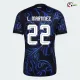 Camisa Reserva L.Martínez 22 Argentina Copa do Mundo 2026 Azul com FIFA2022