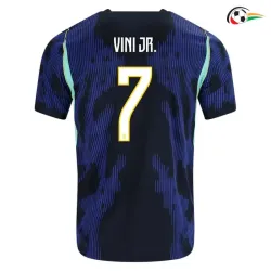 Camisa Reserva VINI JR. 7 Brasil Copa do Mundo 2026 Azul