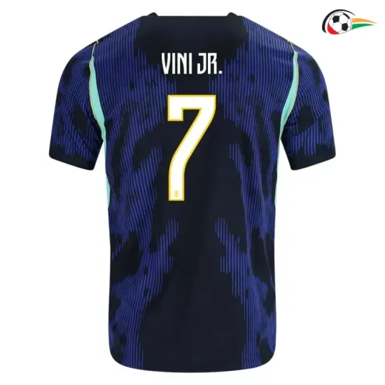 Camisa Reserva VINI JR. 7 Brasil Copa do Mundo 2026 Azul