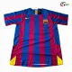 Camisa Retrô Titular RONALDINHO 10 Barcelona 2005/2006 Vermelho/Azul