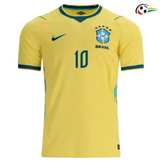 Camisa Titular NEYMAR JR. 10 Brasil Copa do Mundo 2026 Amarelo