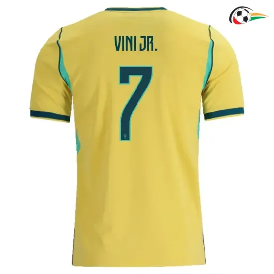 Camisa Titular VINI JR. 7 Brasil Copa do Mundo 2026 Amarelo