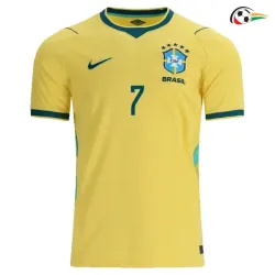 Camisa Titular VINI JR. 7 Brasil Copa do Mundo 2026 Amarelo