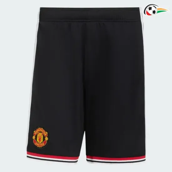 Shorts de Futebol Titular Manchester United 2026/2027 Preto