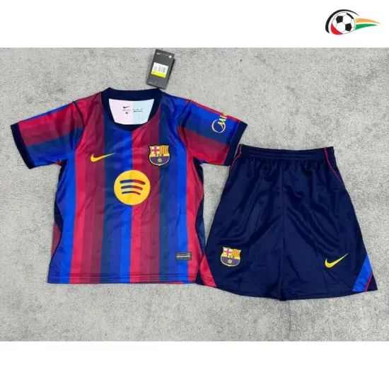 Camisa Infantil Barcelona 2026/2027 Vermelho/Azul