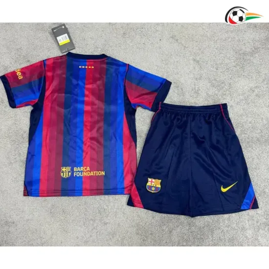 Camisa Infantil Barcelona 2026/2027 Vermelho/Azul