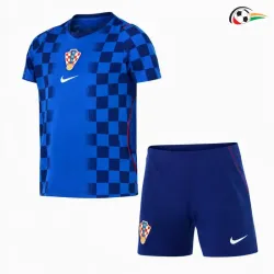 Camisa Reserva Infantil Croacia Copa do Mundo 2026 Azul