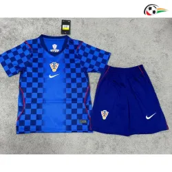 Camisa Reserva Infantil Croacia Copa do Mundo 2026 Azul