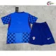 Camisa Reserva Infantil Croacia Copa do Mundo 2026 Azul