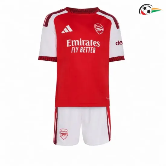 Camisa Titular Infantil Arsenal 2026/2027 Vermelho/Branco