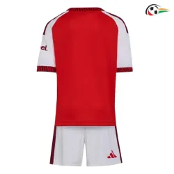 Camisa Titular Infantil Arsenal 2026/2027 Vermelho/Branco