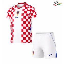 Camisa Titular Infantil Croacia Copa do Mundo 2026 Vermelho/Branco