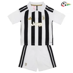 Camisa Titular Infantil Juventus 2026/2027 Preto/Branco