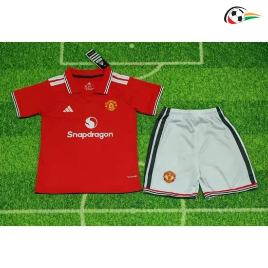 Camisa Titular Infantil Manchester United 2026/2027 Vermelho