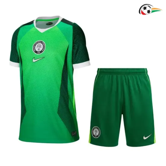 Camisa Titular Infantil Nigeria Copa do Mundo 2026 Verde