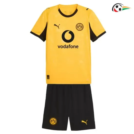 Camisa Titular Infantil Borussia Dortmund 2026/2027 Amarelo