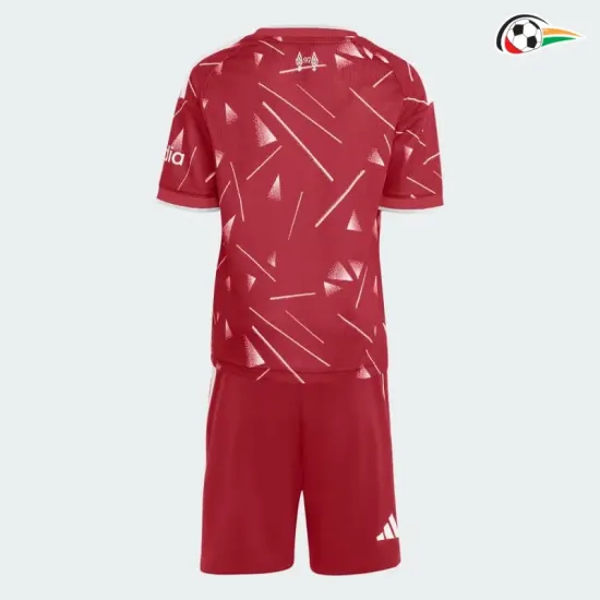 Camisa Titular Infantil Liverpool 2026/2027 Vermelho