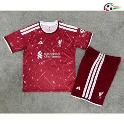 Camisa Titular Infantil Liverpool 2026/2027 Vermelho