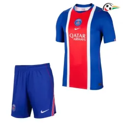 Camisa Titular Infantil PSG 2026/2027 Azul/Vermelho