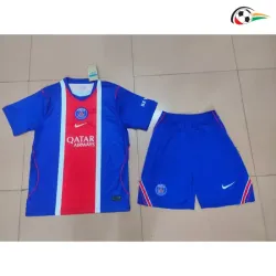 Camisa Titular Infantil PSG 2026/2027 Azul/Vermelho