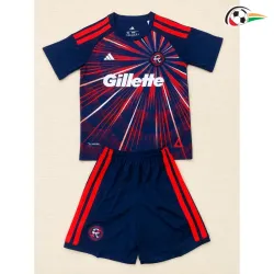 Camisa Titular Infantil Nueva Inglaterra Revolución 2026/2027 Azul Marinho/Vermelho