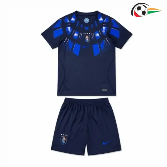 Camisa Reserva Infantil Uruguay Copa do Mundo 2026 Azul Escuro