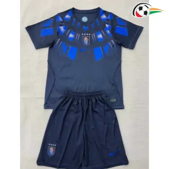 Camisa Reserva Infantil Uruguay Copa do Mundo 2026 Azul Escuro
