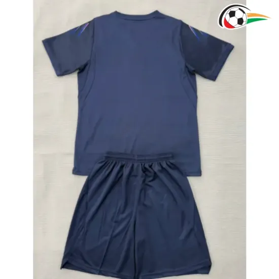 Camisa Reserva Infantil Uruguay Copa do Mundo 2026 Azul Escuro