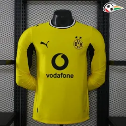 Camisa Titular Versão Jogador Borussia Dortmund 2026/2027 Amarelo Manga Longa