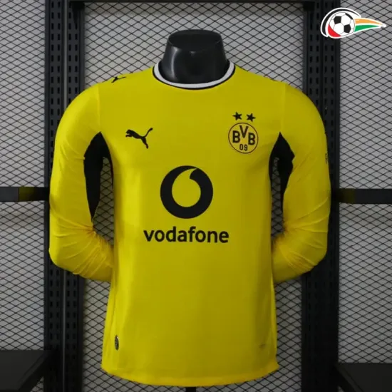Camisa Titular Versão Jogador Borussia Dortmund 2026/2027 Amarelo Manga Longa