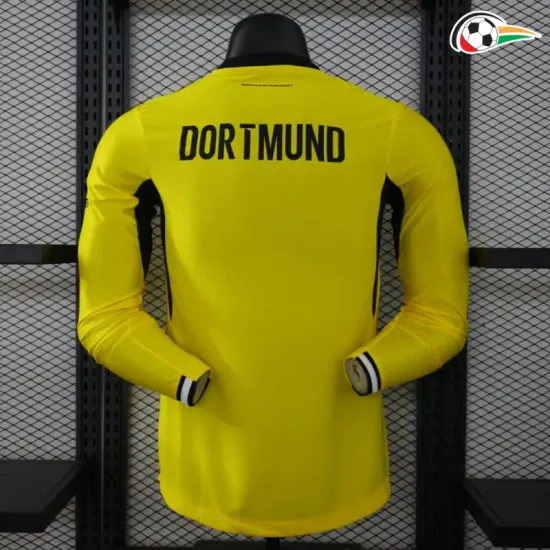 Camisa Titular Versão Jogador Borussia Dortmund 2026/2027 Amarelo Manga Longa