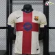 Camisa Versão Jogador Barcelona 2026/2027 Bege/Vermelho