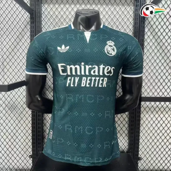 Camisa Versão Jogador Real Madrid 2026/2027 Verde Escuro