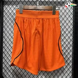 Shorts de Futebol Reserva Versão Jogador Holanda Copa do Mundo 2026 Laranja