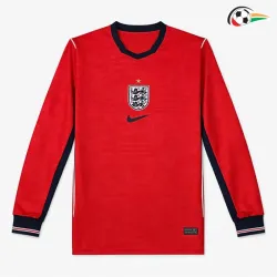 Camisa Reserva Inglaterra Copa do Mundo 2026 Vermelho Manga Longa