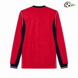 Camisa Reserva Inglaterra Copa do Mundo 2026 Vermelho Manga Longa