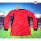 Camisa Reserva Inglaterra Copa do Mundo 2026 Vermelho Manga Longa