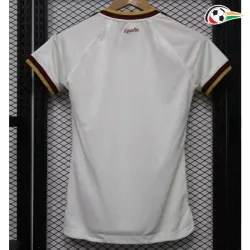 Camisa Reserva Versão Jogador Feminina España Copa do Mundo 2026 Branco/Vermelho