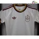 Camisa Reserva Versão Jogador Feminina España Copa do Mundo 2026 Branco/Vermelho