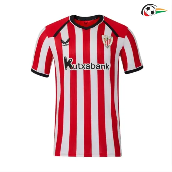 Camisa Titular Athletic de Bilbao 2026/2027 Vermelho/Branco