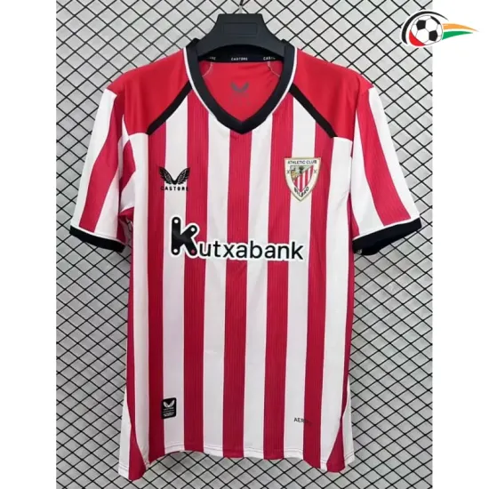 Camisa Titular Athletic de Bilbao 2026/2027 Vermelho/Branco