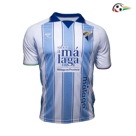 Camisa Titular Málaga CF 2026/2027 Azul/Branco