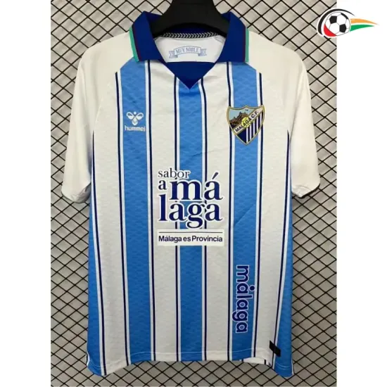 Camisa Titular Málaga CF 2026/2027 Azul/Branco
