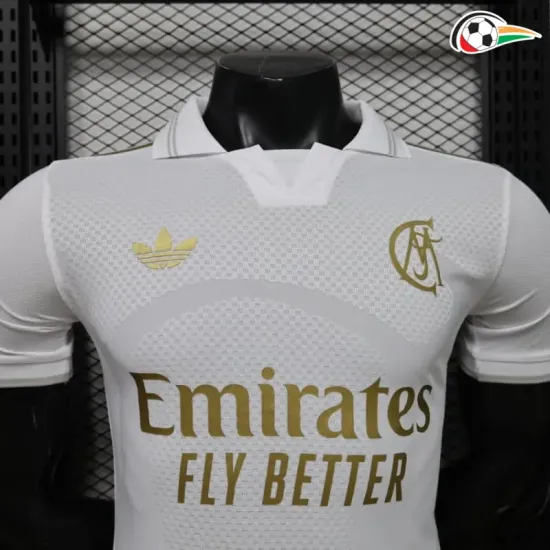 Camisa Versão Jogador Real Madrid 2026/2027 Edição Especial Branco com Patch HP