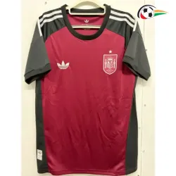 Camisa de Goleiro Reserva España Copa do Mundo 2026 Vermelho/Preto