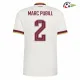Camisa Reserva Marc Pubill 2 España Copa do Mundo 2026 Branco/Vermelho