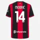 Camisa Titular MODRIĆ 14 AC Milan 2026/2027 Vermelho/Preto