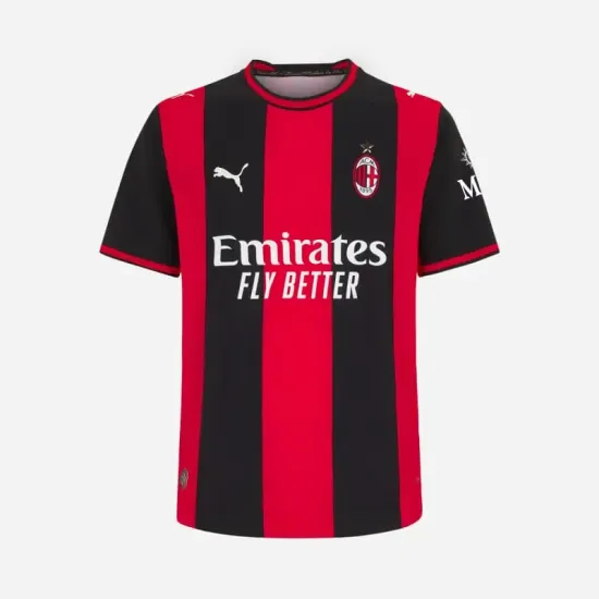 Camisa Titular MODRIĆ 14 AC Milan 2026/2027 Vermelho/Preto
